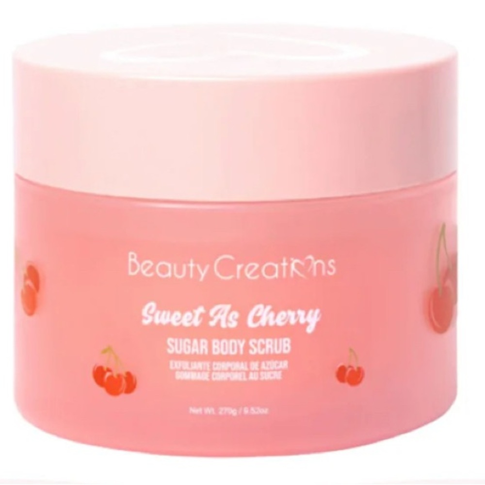 Beauty Creations Sweet as Cherry Sugar Body Scrub